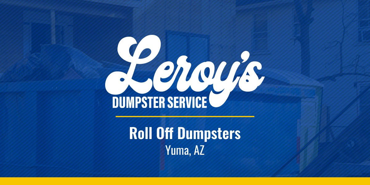 Leroy's Dumpster Service dumpster rental
